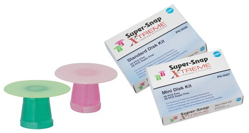 SuperSnap Xtreme Polishing Discs L531 Mini Green -L532 Mini Red 50/Box - L531 Green