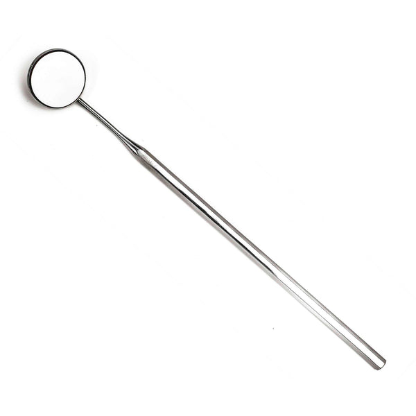 SurgiWorld dental diagnostic instruments - slim silver dental mirror and handle