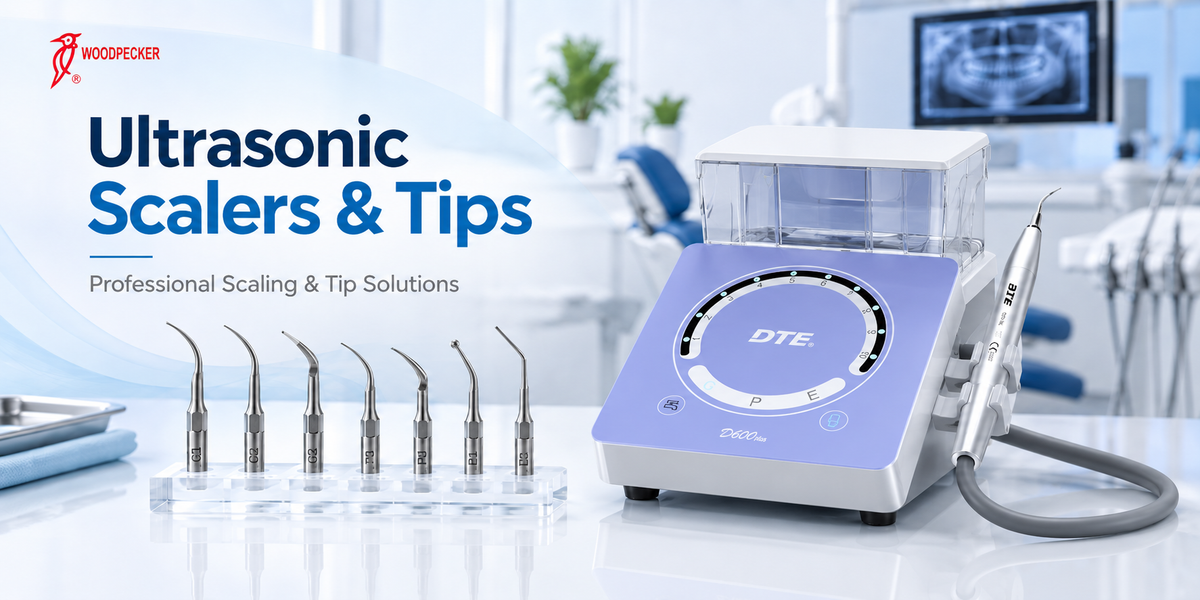 DTE D600 ultrasonic dental scaler with scaler tips for the Ultrasonic Scalers & Tips collection