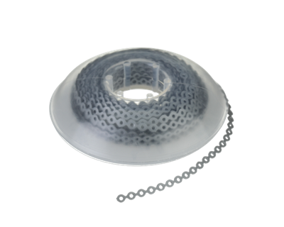 G&H USA - Dyna-Link Braces Elastomeric Power Chains Long 15ft Spool - Clear - G&H Orthodontics