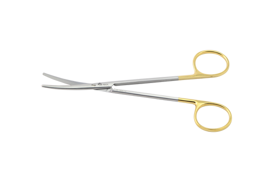 HiTeck Metzenbaum Fine (Delicate) Scissor, Curved, Blunt, Tungsten Carbide, 14.5CM - HiTeck Medical Instruments
