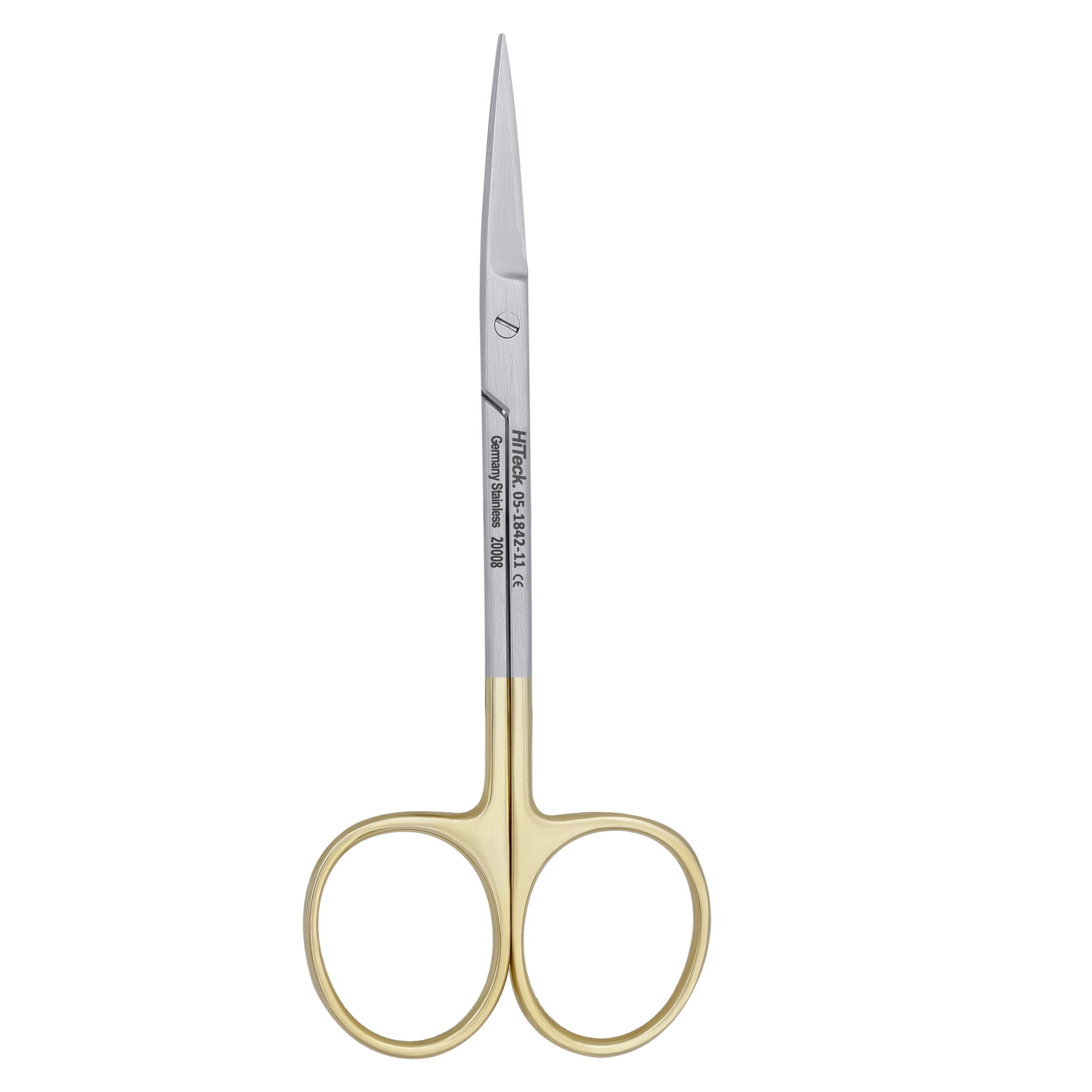 Iris Scissor, Straight, Tungsten Carbide, 11.5CM - HiTeck Medical Instruments