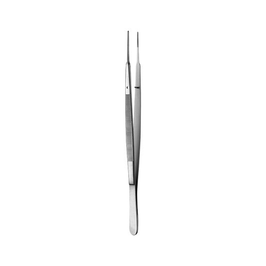 Gerald Dressing Forcep, Serrated, Straight, 18CM - HiTeck Medical Instruments