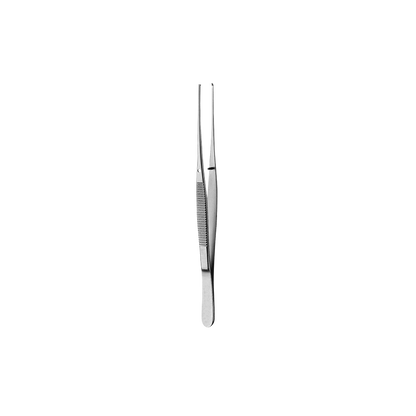 Semken Tissue Forcep, 1x2 Teeth, Straight, 12.5CM - HiTeck Medical Instruments