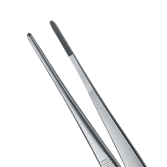 Standard Dressing Forcep, Serrated, Tungsten Carbide, 14.5CM - HiTeck Medical Instruments