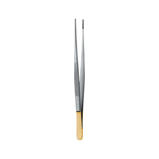 Potts Smith Dressing Forcep, Serrated, Tungsten Carbide, 18CM - HiTeck Medical Instruments