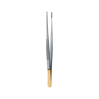 Potts Smith Dressing Forcep, Serrated, Tungsten Carbide, 18CM - HiTeck Medical Instruments