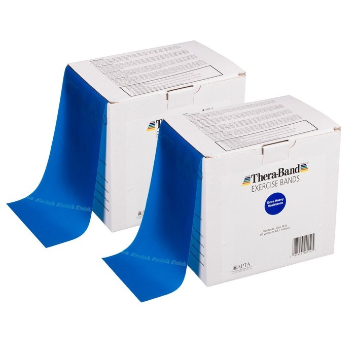 THERABAND Professional Latex Resistance Bands, 50- Yards, Extra Heavy