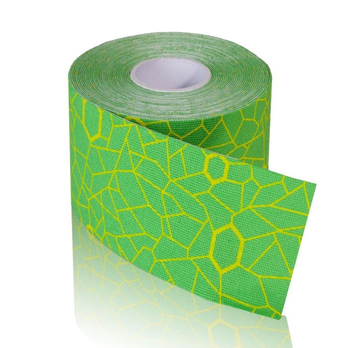 THERABAND Kinesiology Tape, 1 Roll, EA, Electric Green/Yellow