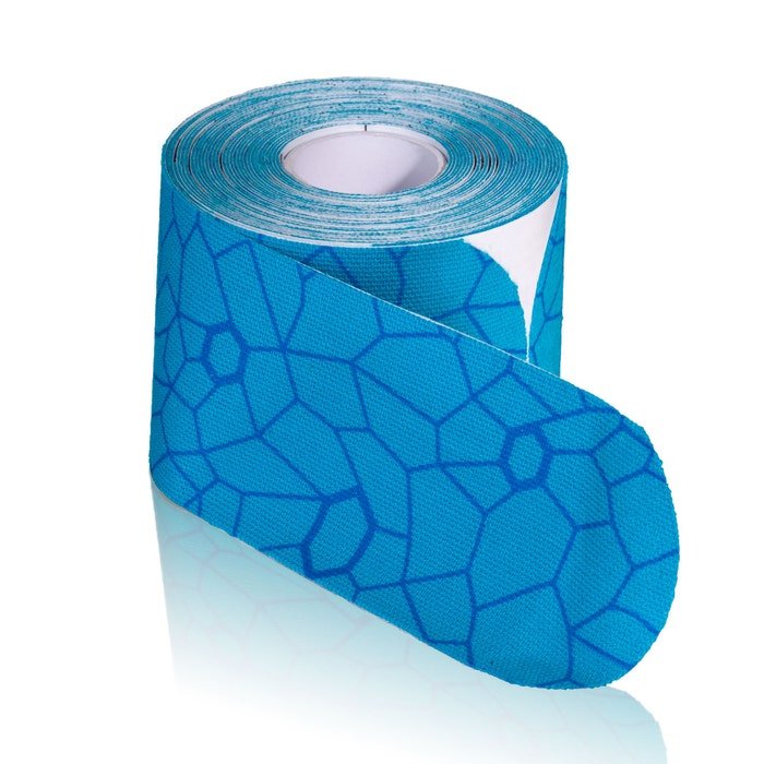 THERABAND Kinesiology Tape - 20 Precut Strip Roll, Blue