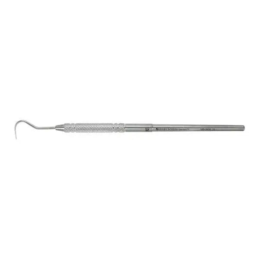 HU-Friedy - Explorer, Single-Ended, # 23, Shepherd's Hook, # 6 Satin Steel Handle, 1/Pk, HU-EXS236