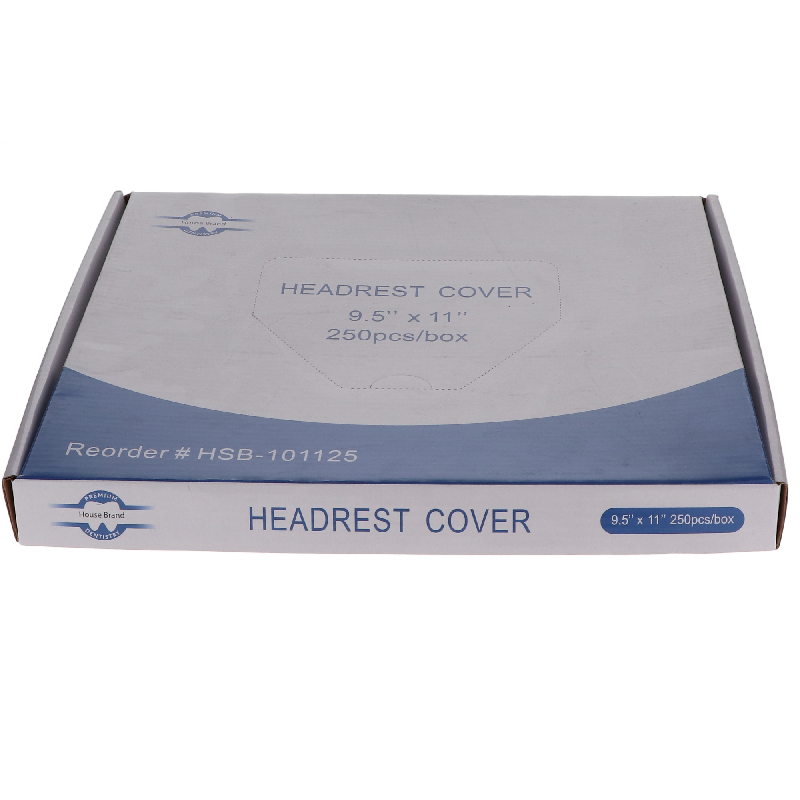 HSB - Poly Headrest Cover, 9.5" x 11", 250/Pk