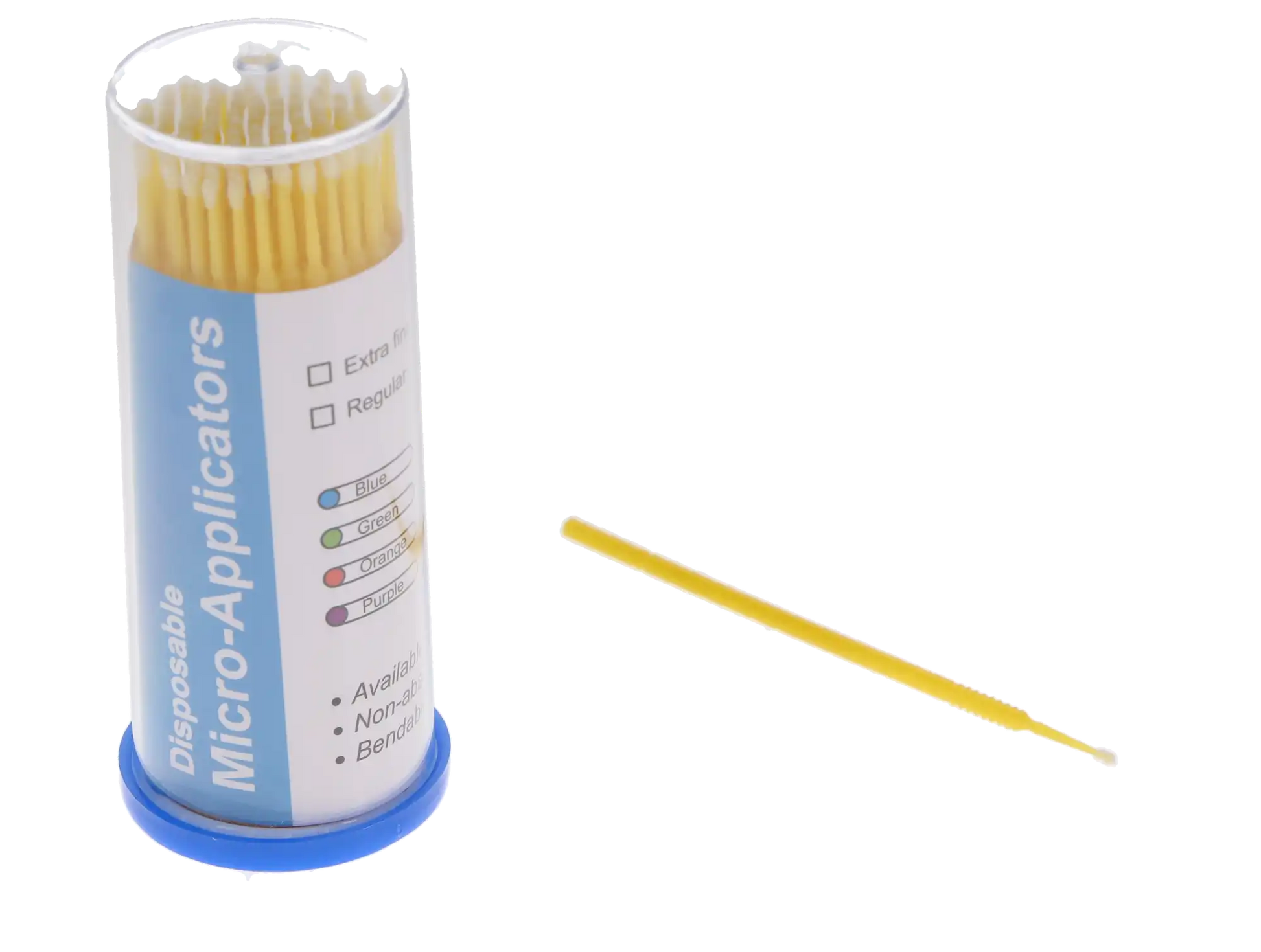 HSB-Micro-Brush Disposable Applicators, Fine, Green, 4 x 100/Pk, 101310