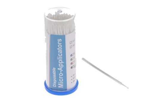 HSB-Micro-Brush Disposable Applicators, Super Fine, White, 4 x 100/Pk, 101312