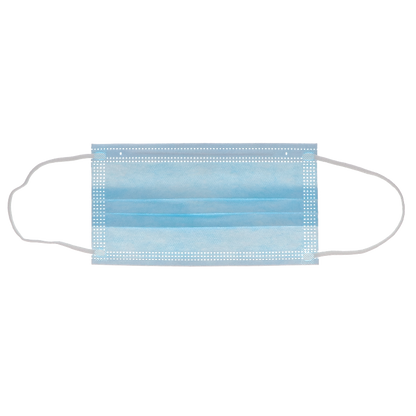 HSB - Earloop 3-PLY Masks 50/Bx ASTM Level 1 Blue, 50/bx