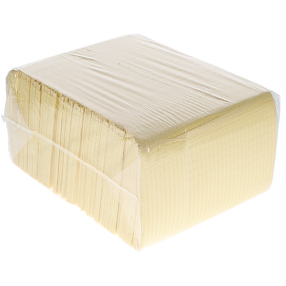 HSB - Disposable Bibs, 2+1 Ply, 13" x 18", Yellow, 500/Pk