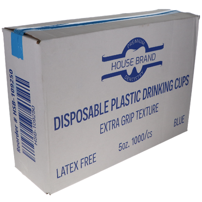 HSB- Plastic Cups 5oz. 1000/Cs Blue