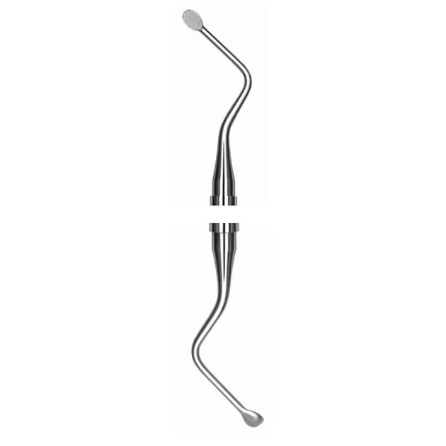 12 Miller Surgical Curette 4.2 mm, Largest Double-Ended Spoon for Wide Molar Sockets and Cyst Debridement - SurgiWorld SC12M