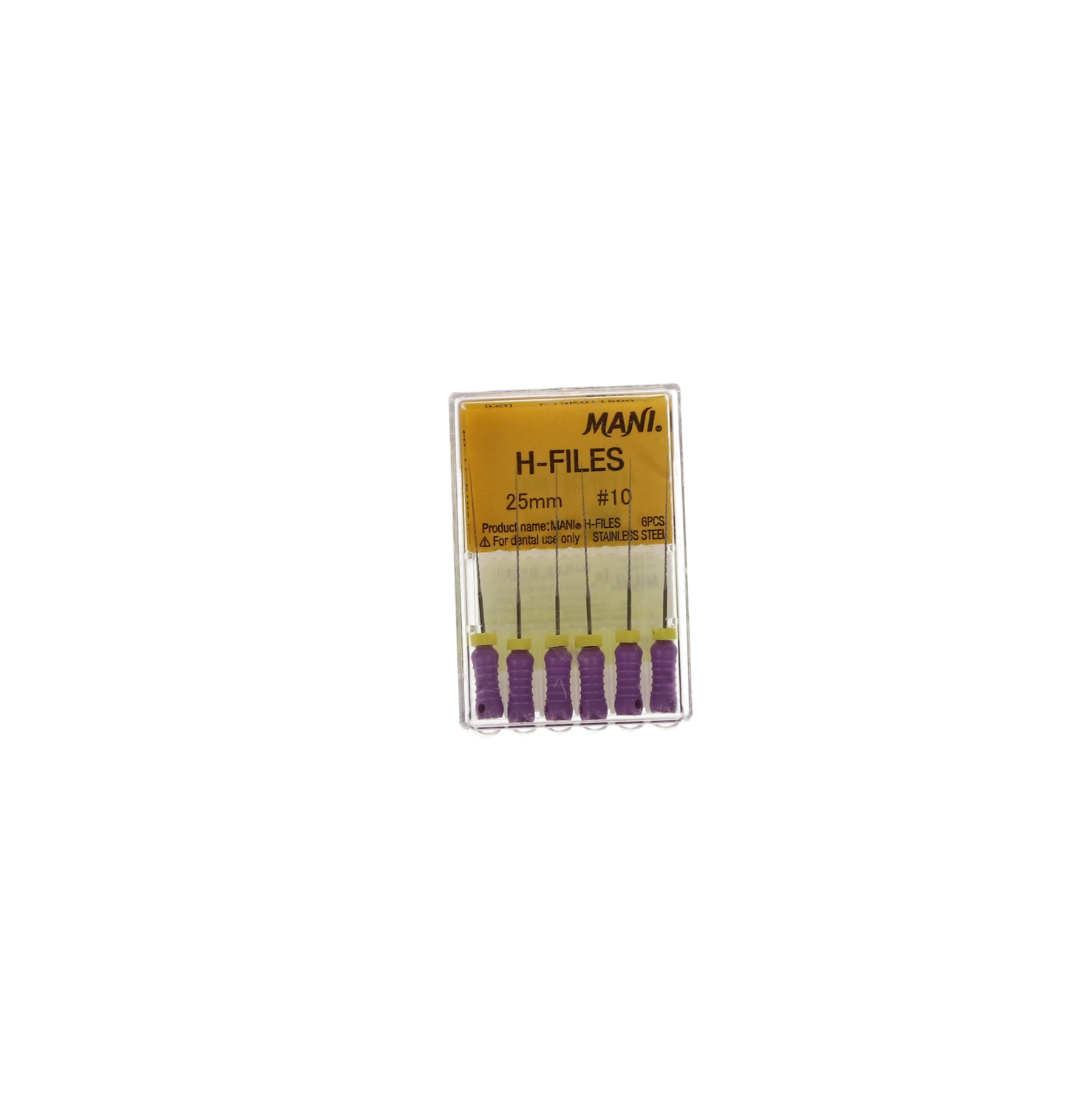 Hedstrom Files, Stainless Steel, 25 mm, # 10, Purple, 6/Pk
