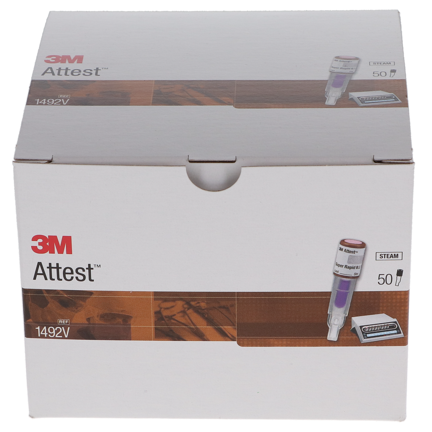 Attest Super Rapid Readout Biological Indicators, 50/Pkg 1492V