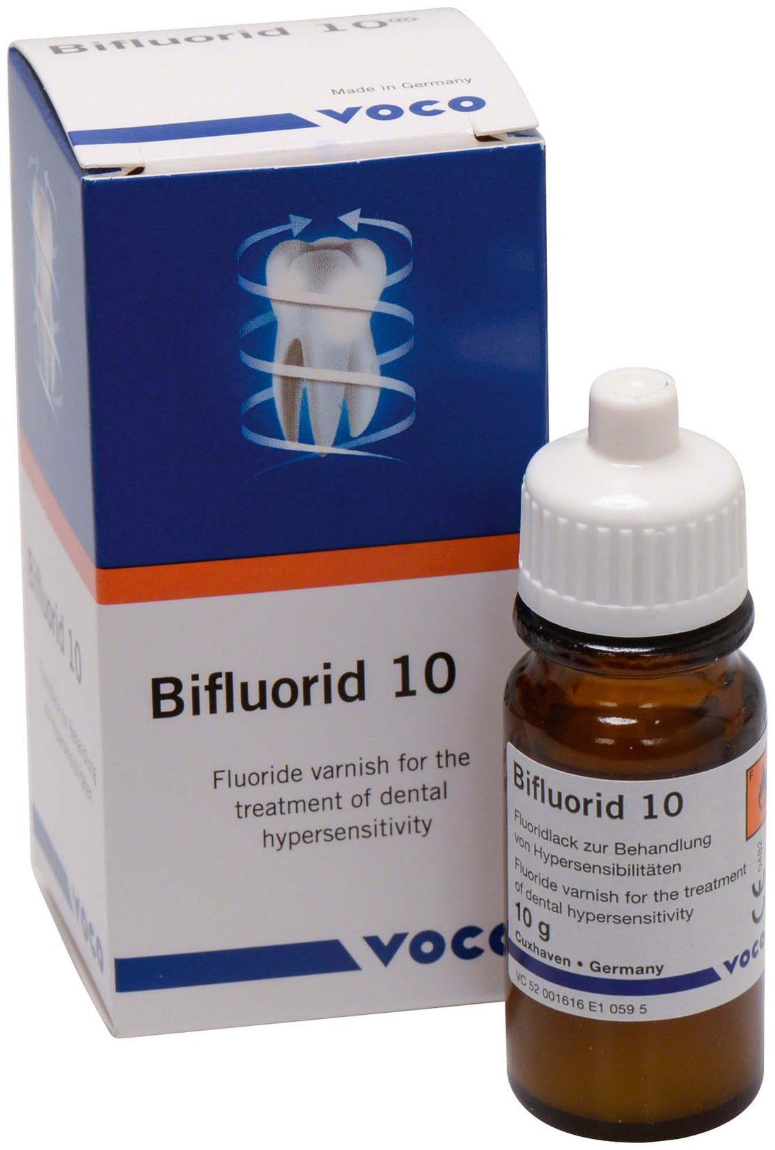 Voco Bifluorid 10 Double Fluoride Varnish 4g Bottle kit