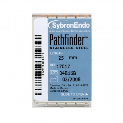 SybronEndo Pathfinder SS  Calcified canals #17017 Orange 6/PK