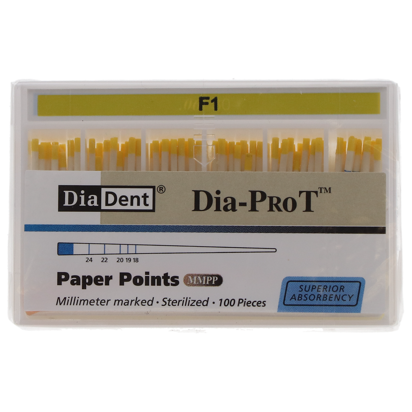 Dia-Pro T Paper Points 100/bx - PP Dia-ProT #F2