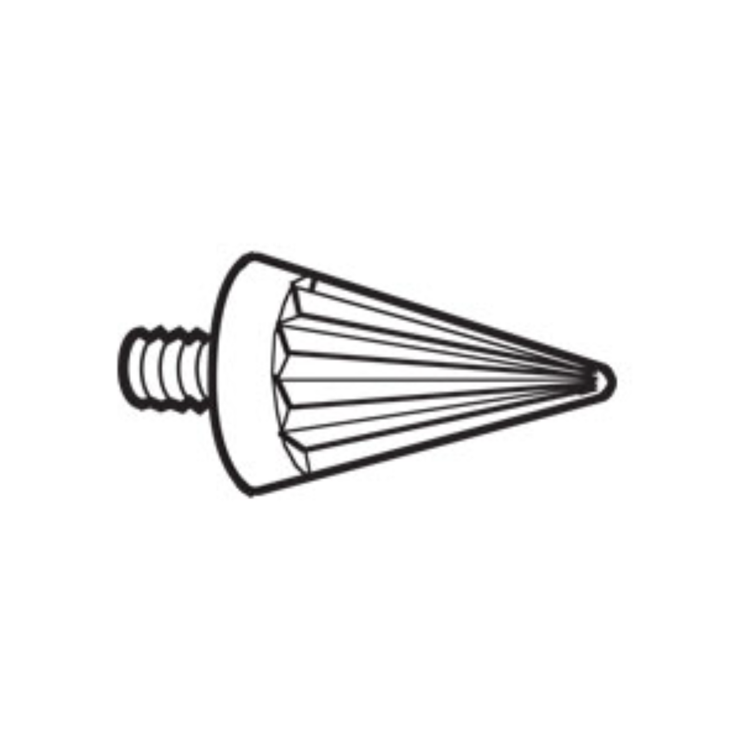 Allpro: Prophy Cups Soft Pointed Screw Type Green Latex-Free 1000/pk - 108-SG-1000
