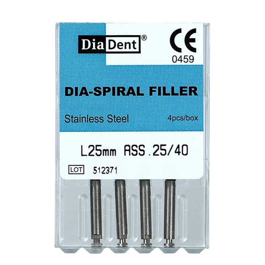Dia-Spiral, Filler, 4/Box, Size # 21 mm, Style # 35