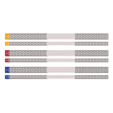 Kerr Axis, NTI, Perforated Diamond Finishing Strips, Perforated 2.5mm 10/pk #FSP2