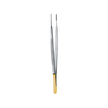 Gerald Tissue forcep, 1x2 Teeth, Tungsten Carbide, 18CM - HiTeck Medical Instruments
