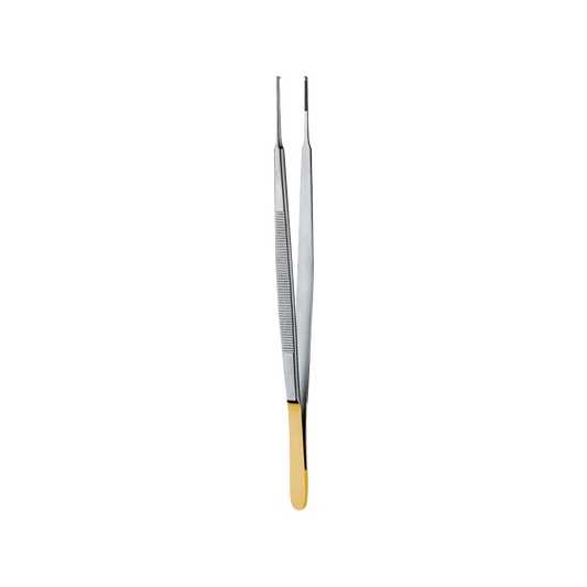 Gerald Tissue forcep, 1x2 Teeth, Tungsten Carbide, 18CM - HiTeck Medical Instruments