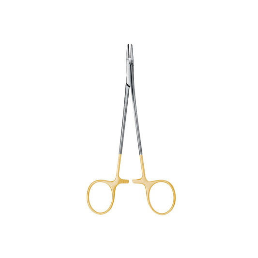 HMT Thin Jaw Needle Holder, 15CM, Tungsten Carbide (4-0,5-0,6-0) - HiTeck Medical Instruments