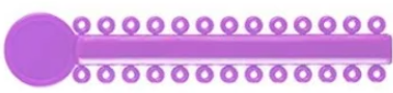 Versa-Tie™ Elastomeric Ligature Ties, Pack of 46 sticks - 1,012 ties ORing Elastic - Clear