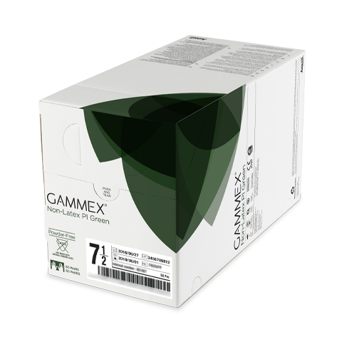 Ansell: Gammex Polyisoprene Gloves Latex-Free Size 7.5 Sterile 50Pr/Bx - 20685275