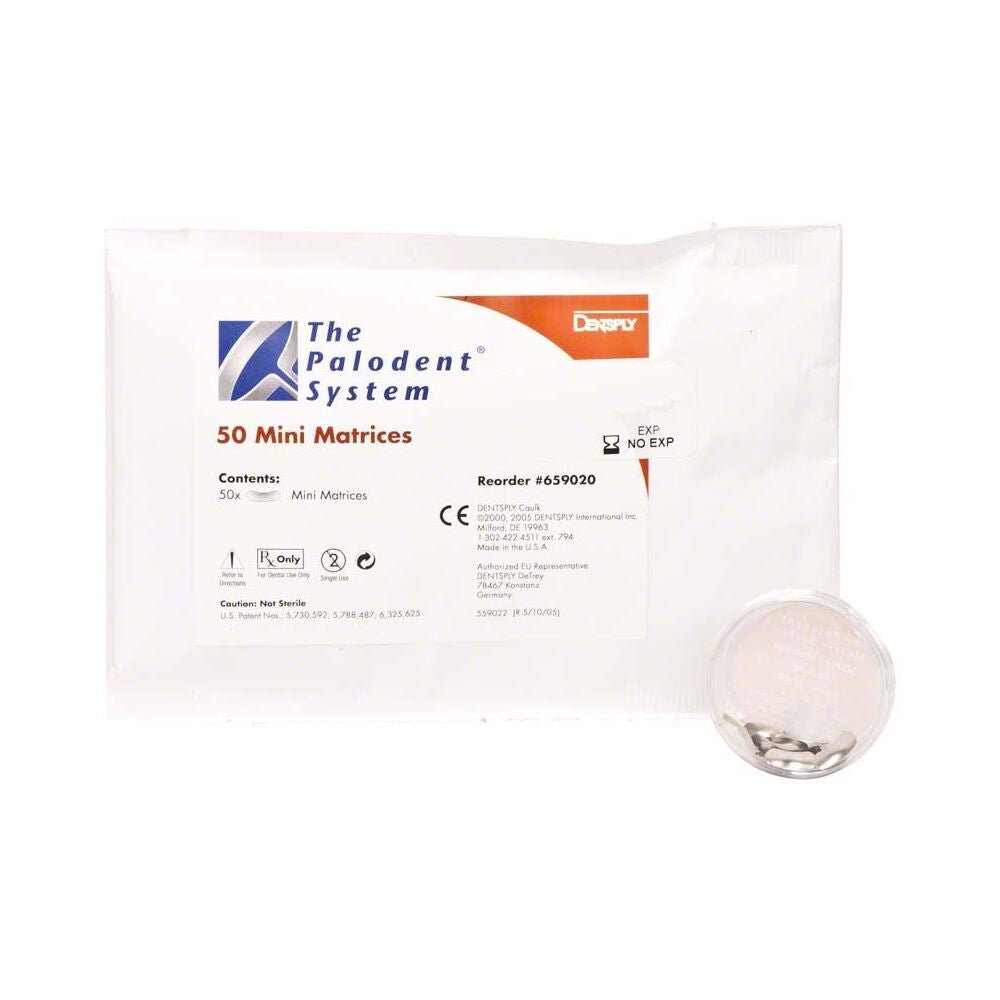 Dentsply Sirona Palodent® Sectional Matrix System – Mini-Matrices, 50/Pkg | DE-659020