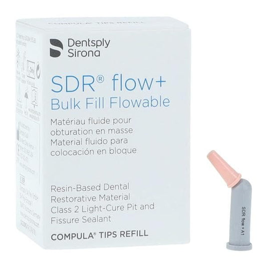 Dentsply Sirona SureFil® SDR® Flow+ Bulk Fill Flowable Composite Compula® Tips – 0.25 g Universal (50 Pack) |  DE-61C103