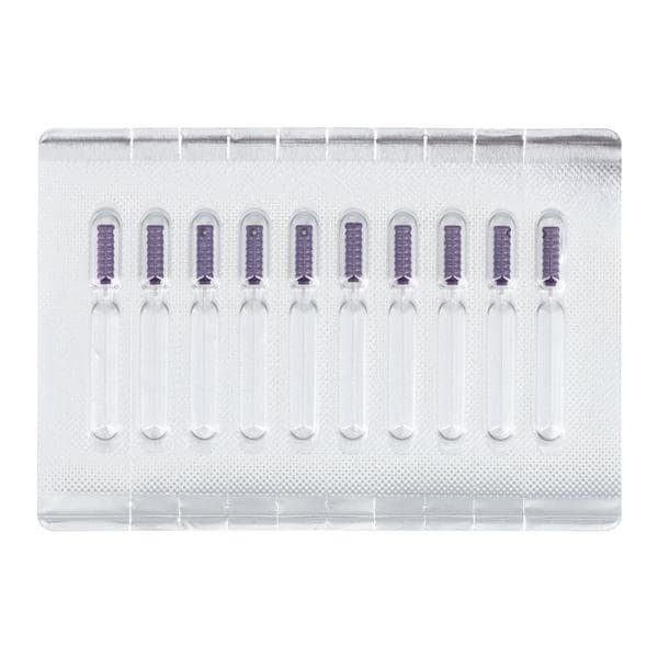 Barbed Broaches – Color-Coded, 21 mm, 10/Pkg, XX - Fine | Yellow