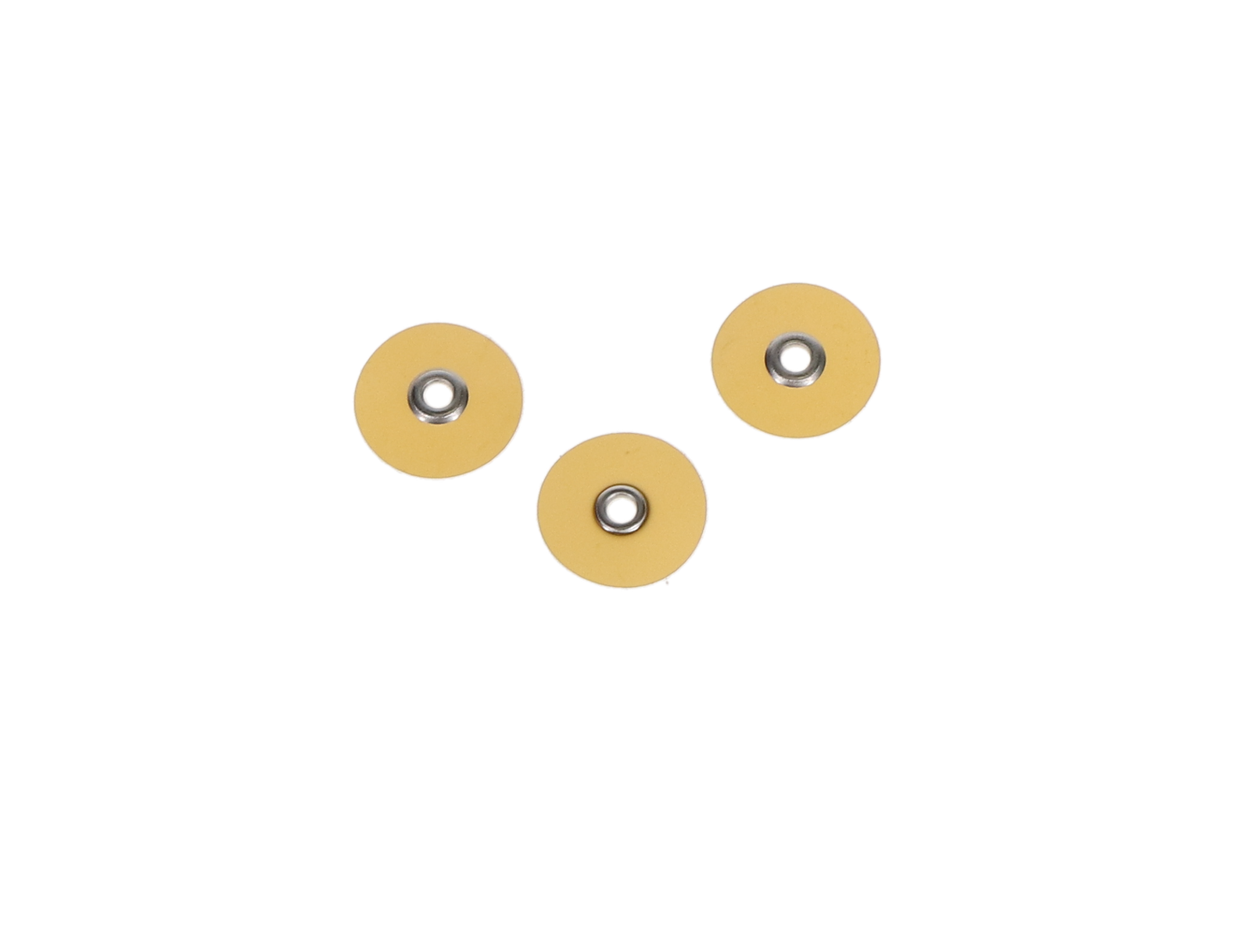 Sof-Lex XT Contouring and Polishing Discs, Extra Thin, Pop-On, 1/2", Superfine, Yellow, 85/Pk, 2382SF