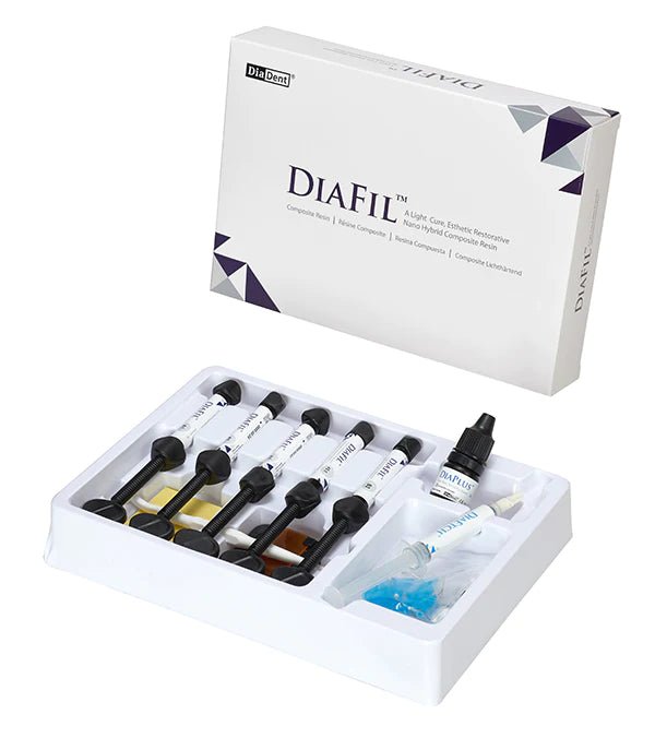 DiaFil™ Light-Cured Nanohybrid Universal Composite Syringe Refill, 4 g, Shade A1