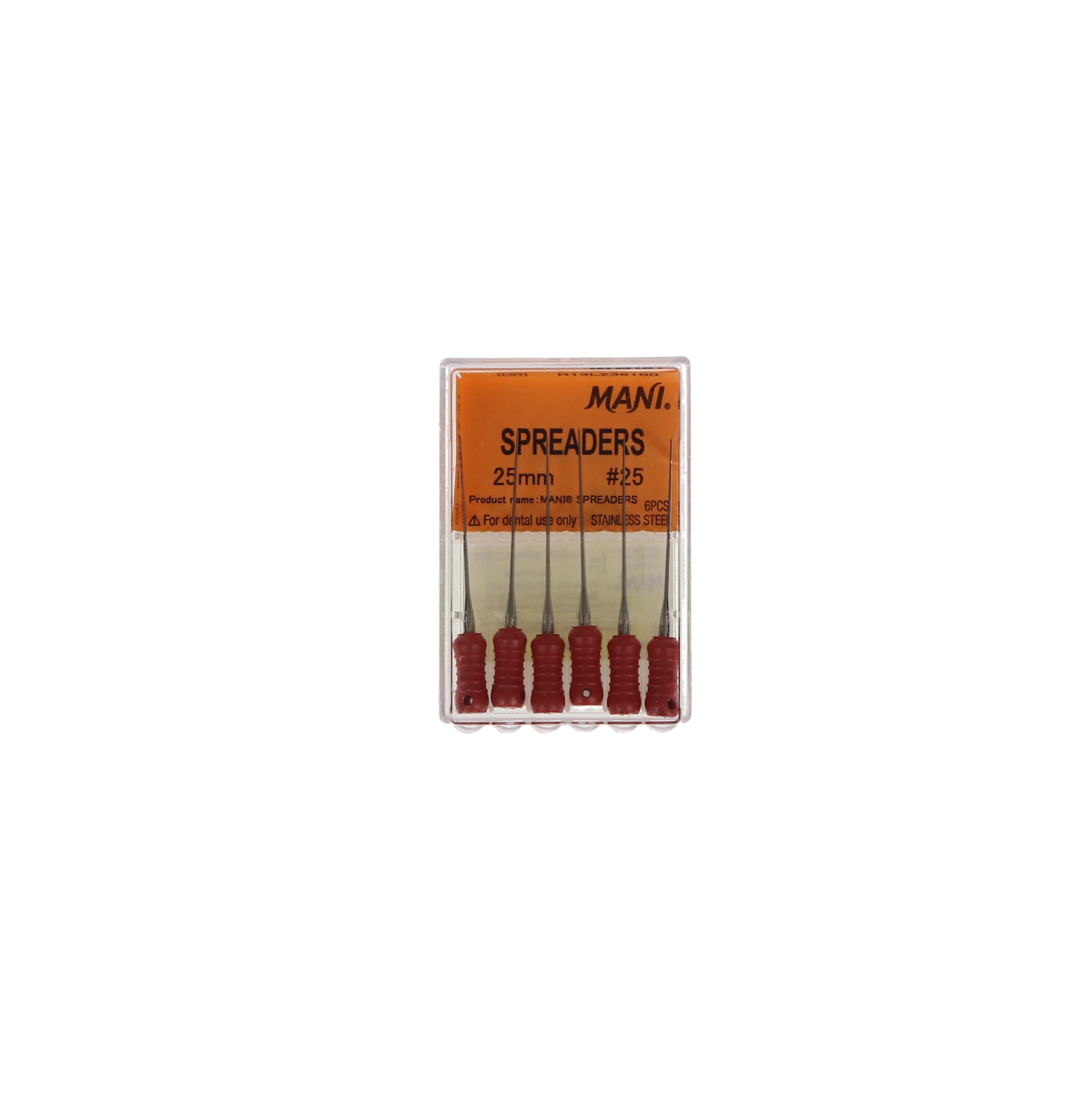 Finger Spreader with Plastic Handle, Stainless Steel, 25 mm, # 25, Red, 6/Pk, FS25