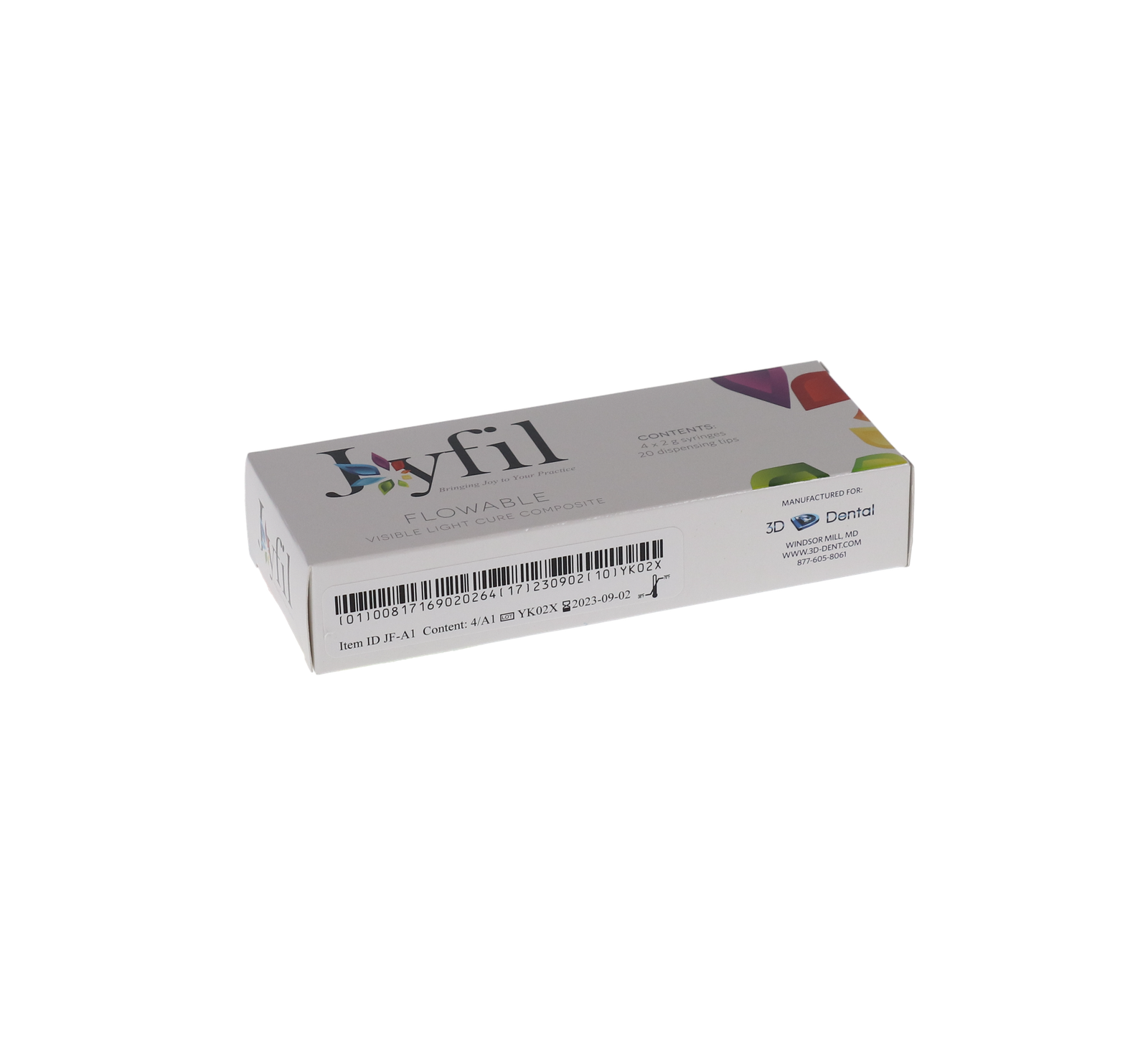 Joyfil Flowable Composite Refill 2gm 4/Pk, Shade D3