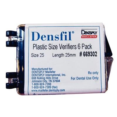 Densfil® Obturators Assorted Plastic Pack – 25 mm Length, 20/Pkg, Assorted Plastic Pack #20 – #40