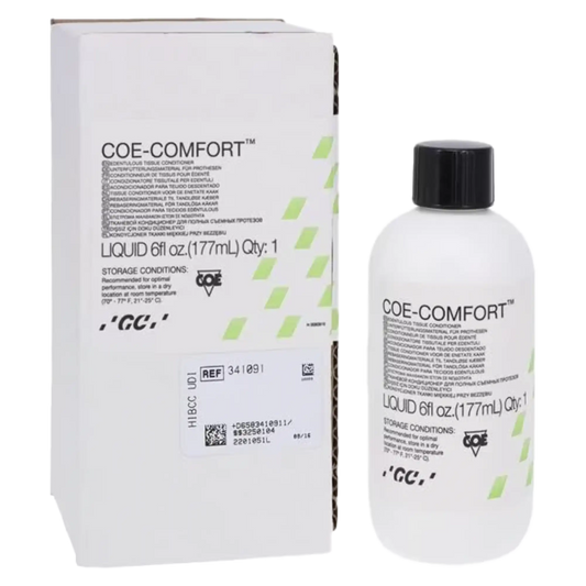 GC America Coe-Comfort Edentulous Tissue Conditioner, Liquid Refill, 6 oz, 1/Pk, 341091