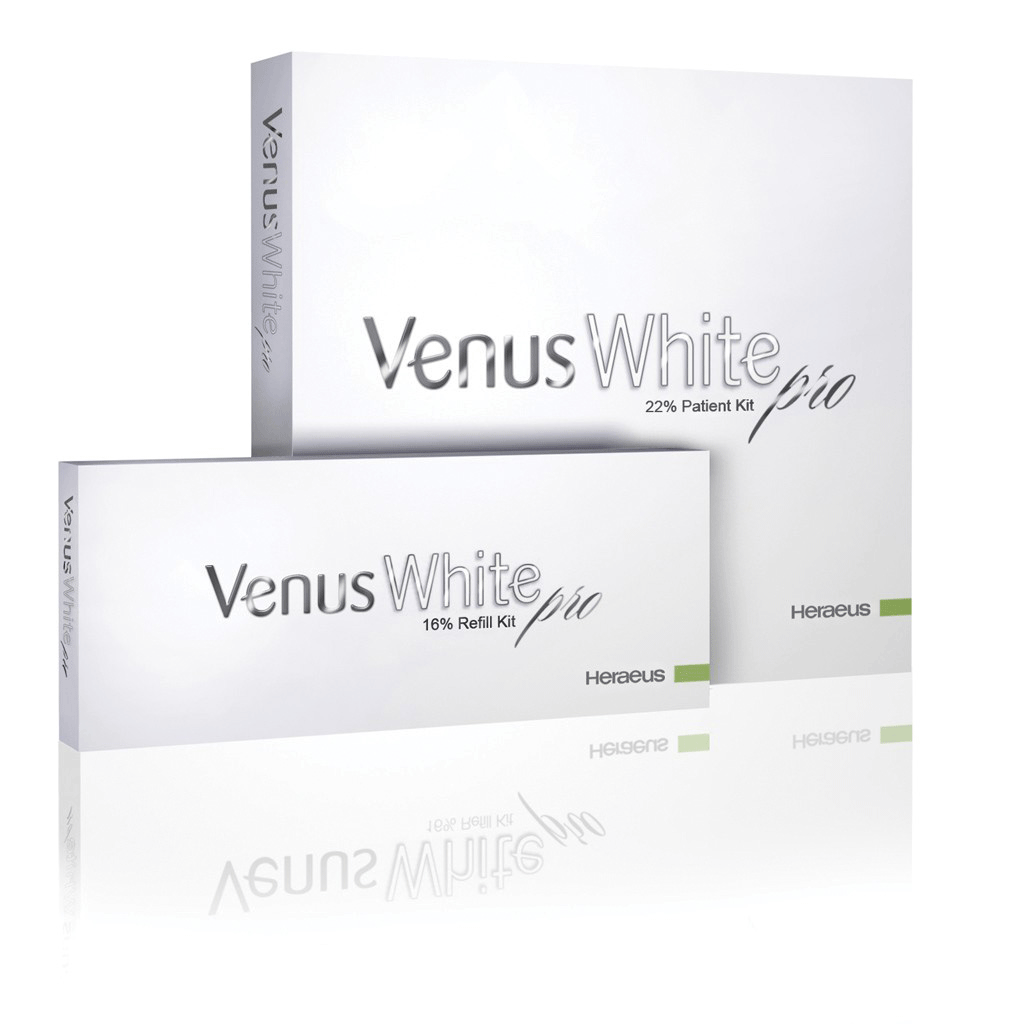 Venus White Pro Whitening Gel, 22% Carbamide Peroxide, Syringe Patient Kit, 1.2 ml, 6/Pk