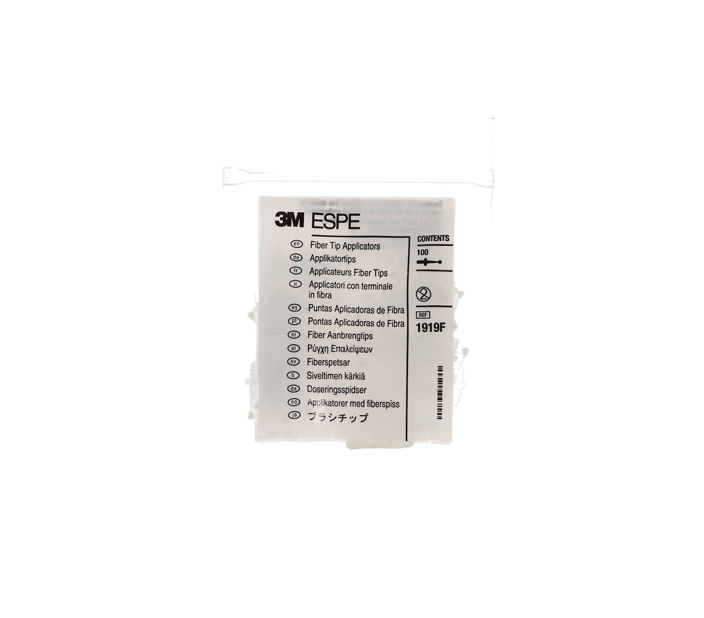 Fiber Tip Applicators, 100/Pkg