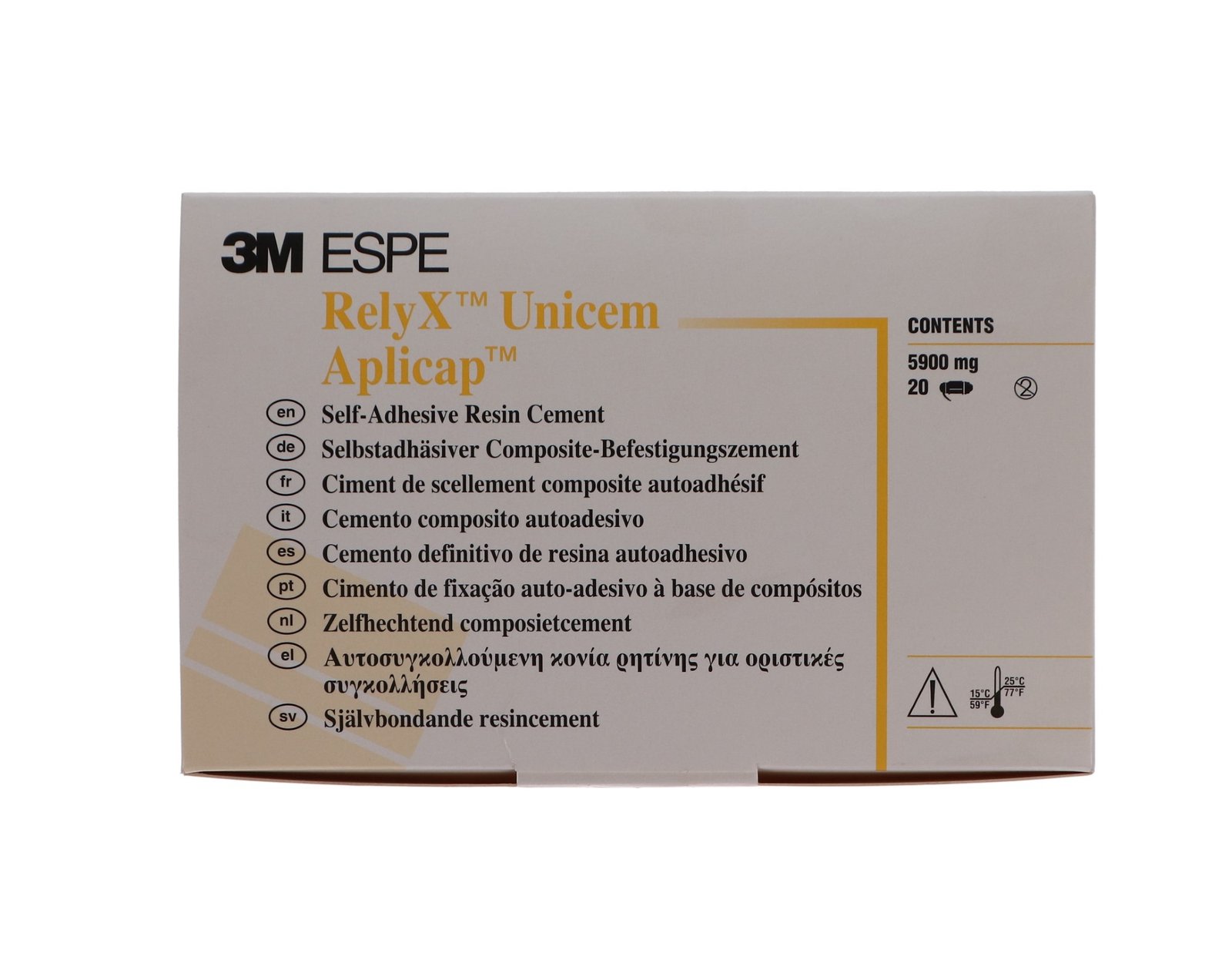 RelyX Unicem Universal Resin Cement Aplicap, Capsule Refill, A2 Universal, 50/Pk