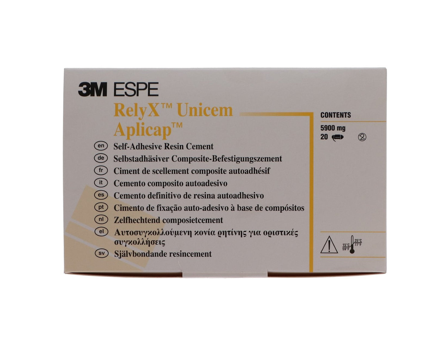 RelyX Unicem Universal Resin Cement Aplicap, Capsule Refill, Translucent, 50/Pk