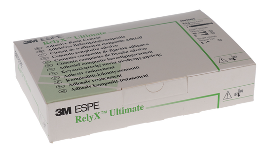 RelyX Ultimate Adhesive Resin Cement, Automix Syringe Refill, 8.5 g, Translucent, 1/Pk, 56890