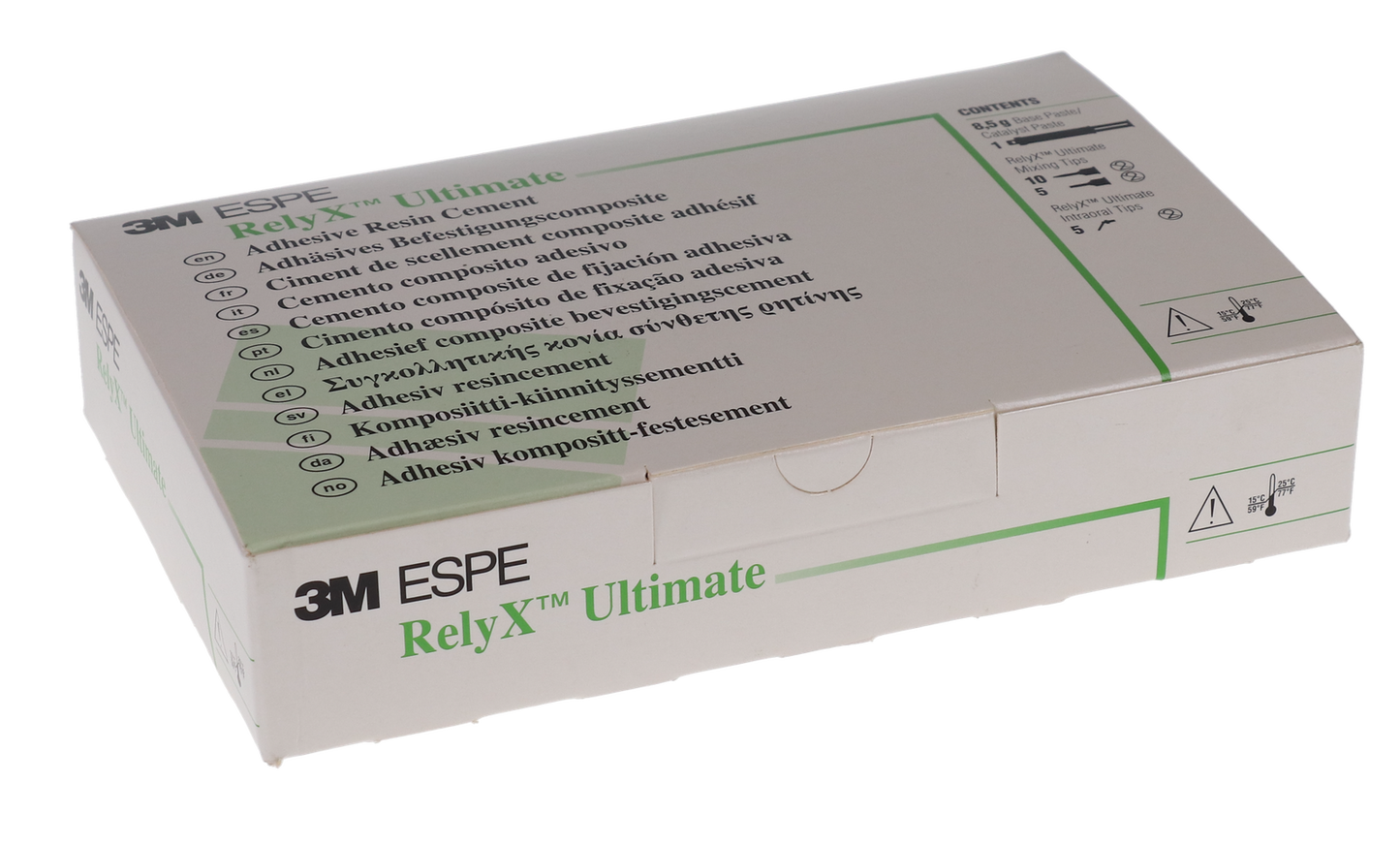 RelyX Ultimate Adhesive Resin Cement, Automix Syringe Refill, 8.5 g, B0.5 Bleach, 1/Pk, 56889